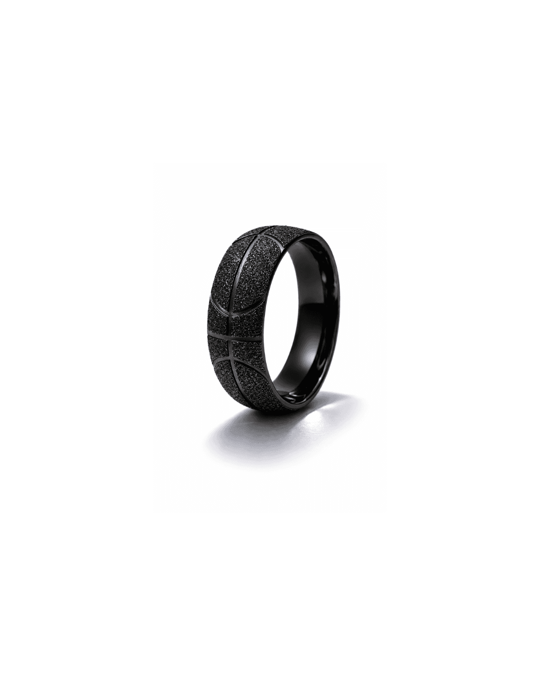 Basketball-Inspired Textured Ring image 2