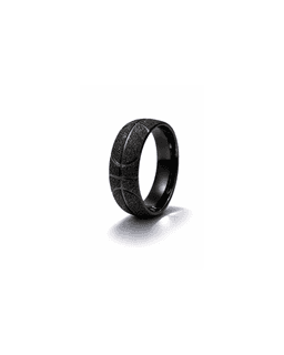 Basketball-Inspired Textured Ring thumbnail 2